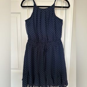 Francesca’s cinch waist chiffon dress